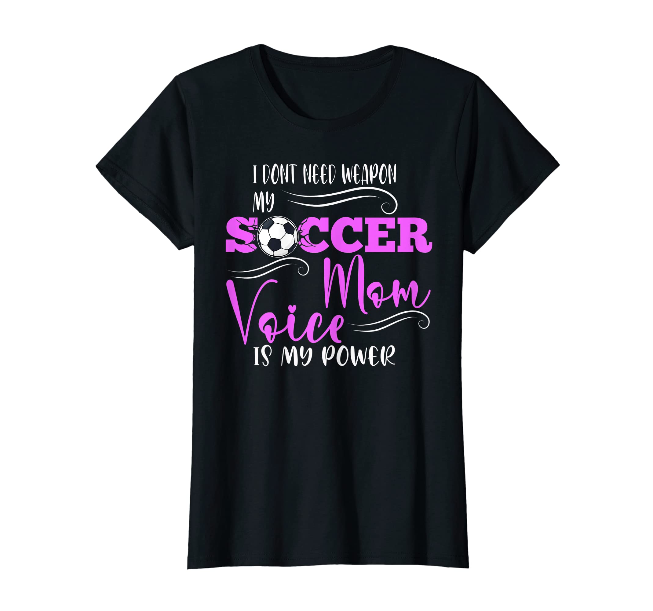 Womens I Dont Need Weapon My Soccer T-Shirt - Aesthetic Graphic Men Women