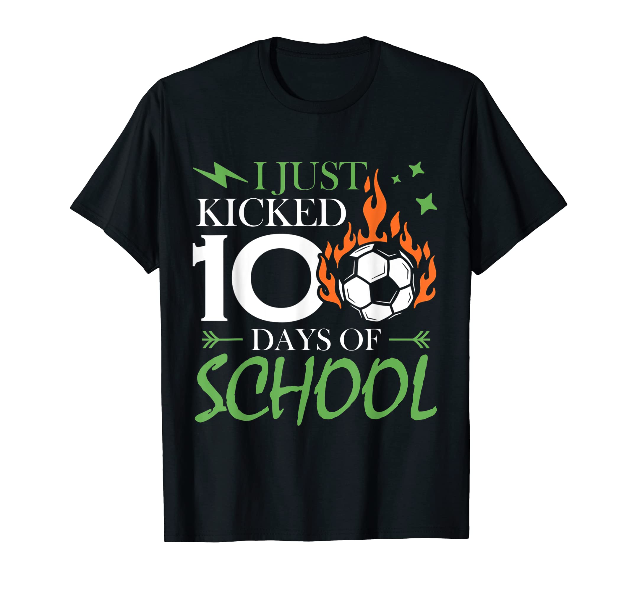 I Just Kicked 100 Days School Sporty T-Shirt - Trendy Graphic Unisex