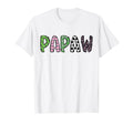 Soccer Papaw Funny Soccer Birthday T-Shirt - Minimalist Print for Adults