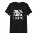 Mens Coach Daddy Legend T-Shirt - Aesthetic Graphic for Adults