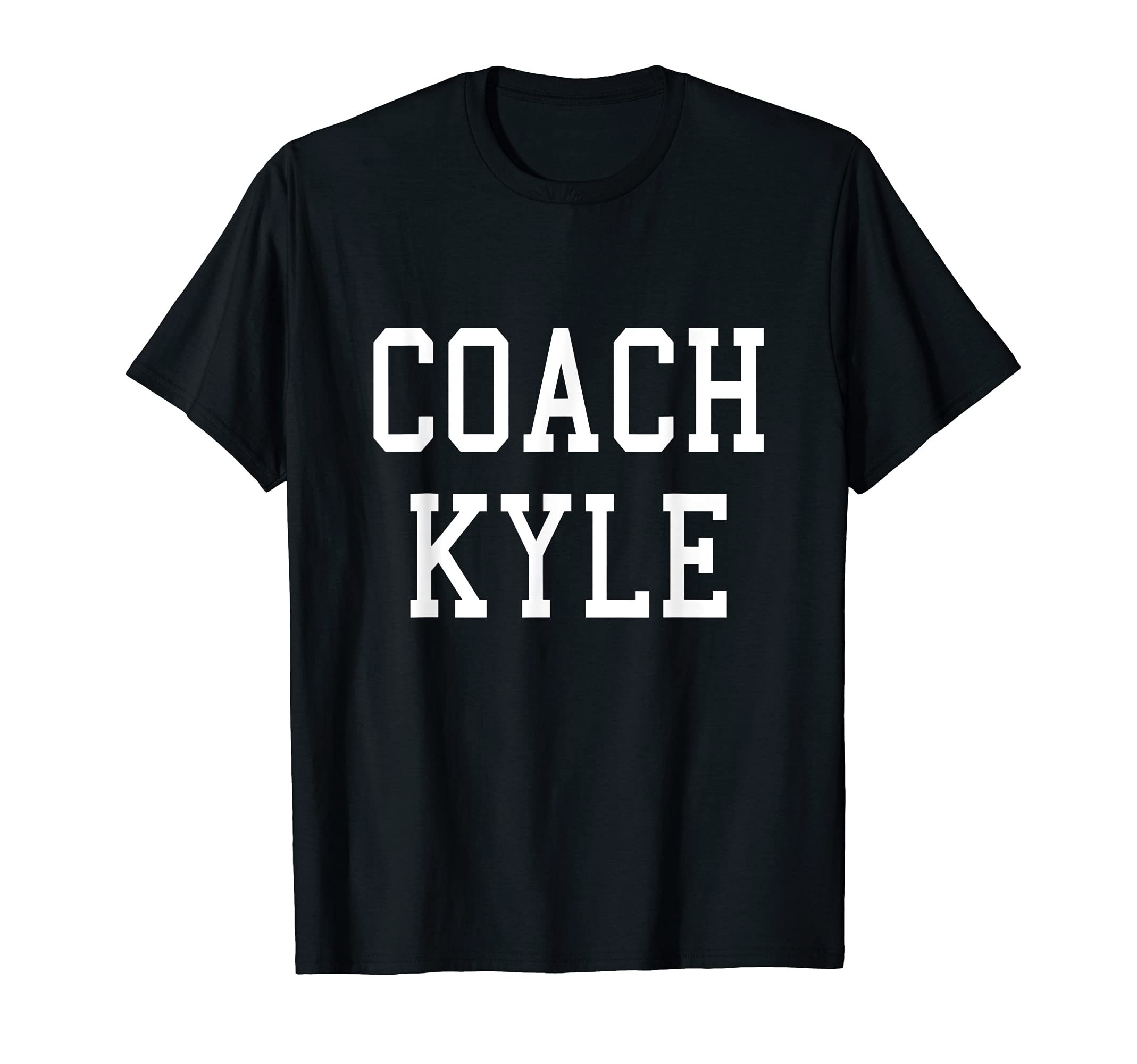 Coach Kyle Custom Football Soccer T-Shirt - Minimalist Print Men Women