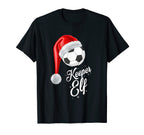 Soccer Elf Keeper Soccer Player T-Shirt - Unique Graphic Unisex
