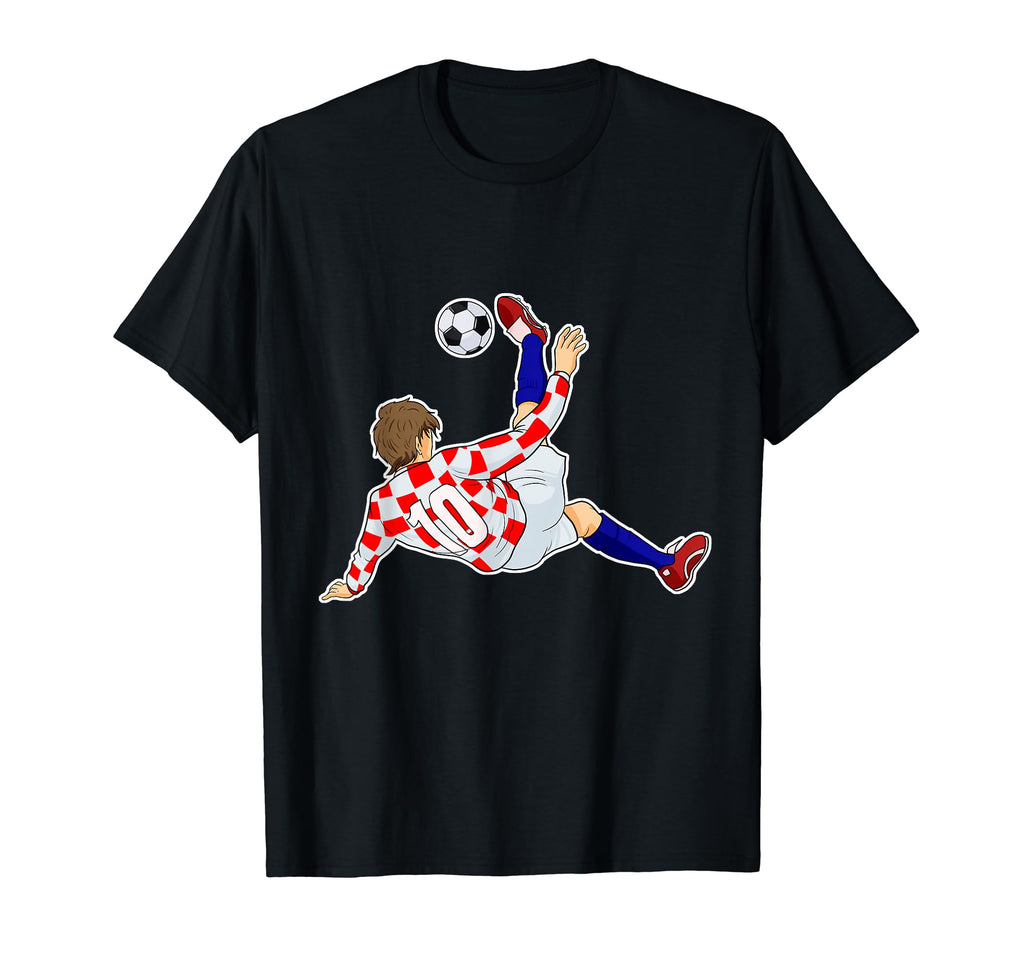 Croatian Soccer Gifts Soccer T-Shirt - Casual Everyday Wear for Adults