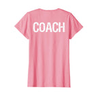 Coach Back Coaches Soccer Baseball T-Shirt - Custom Art Print Men Women