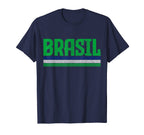Brasil Brasilian Flag Brazil T-Shirt - Fun Novelty Design Men Women