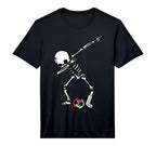 Funny Football Soccer Dab Broken Leg T-Shirt - Trendy Graphic for Adults