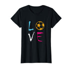 Love Soccer Funny Soccer Player T-Shirt - Casual Everyday Wear for Adults