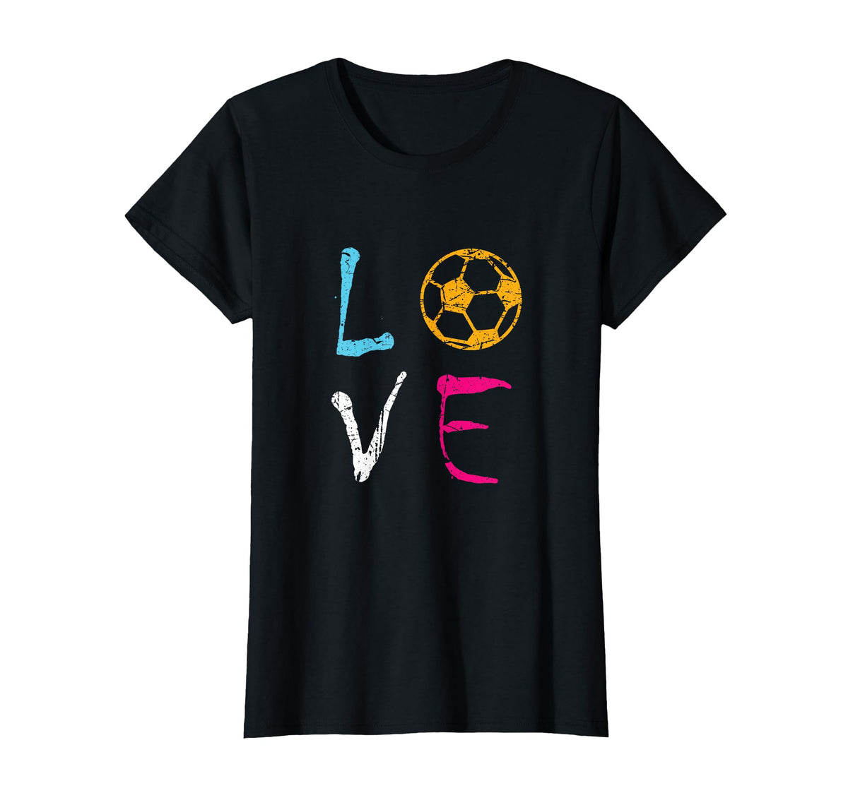 Love Soccer Funny Soccer Player T-Shirt - Casual Everyday Wear for Adults