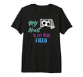 Soccer Mom Mama Heart Is That Field T-Shirt - Streetwear Style Men Women
