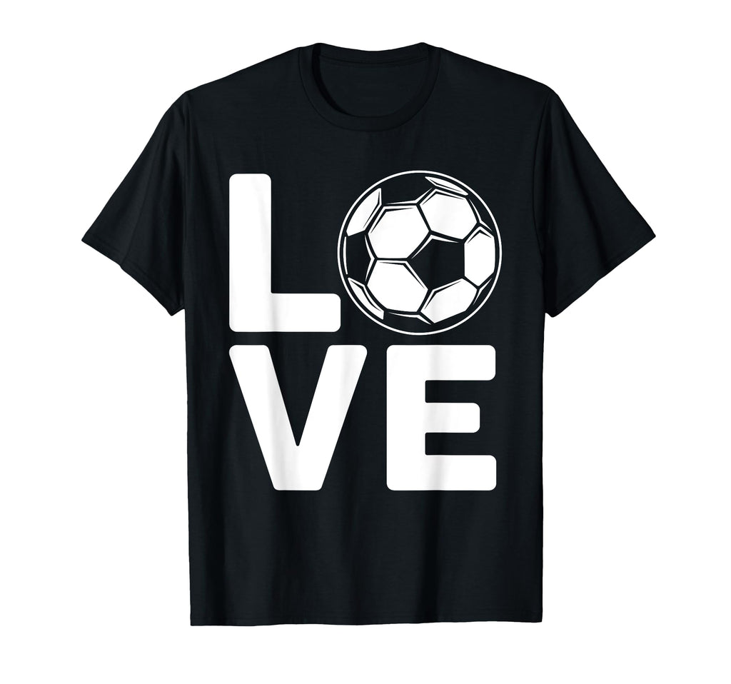 Love Football Or Soccer T-Shirt - Aesthetic Graphic Unisex