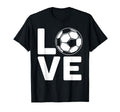 Love Football Or Soccer T-Shirt - Aesthetic Graphic Unisex