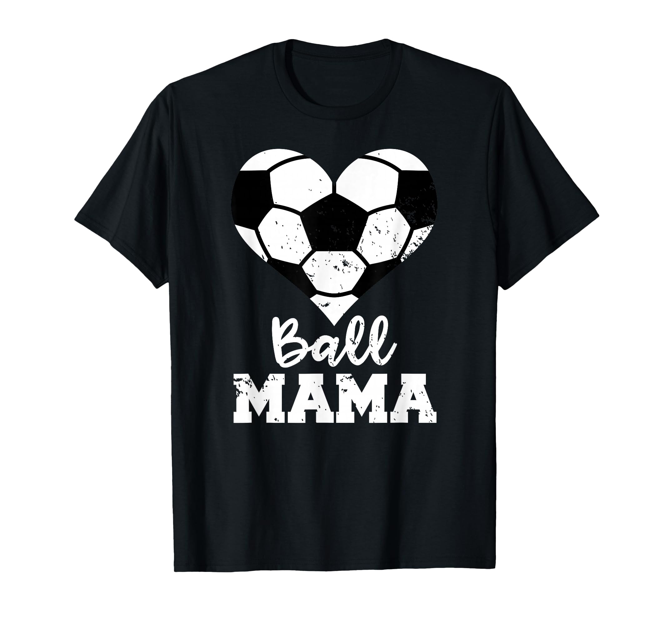 Ball Mama Funny Soccer Mama T-Shirt - Custom Art Print Unisex