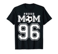 Number 96 Custom Proud Soccer T-Shirt - Casual Everyday Wear Men Women