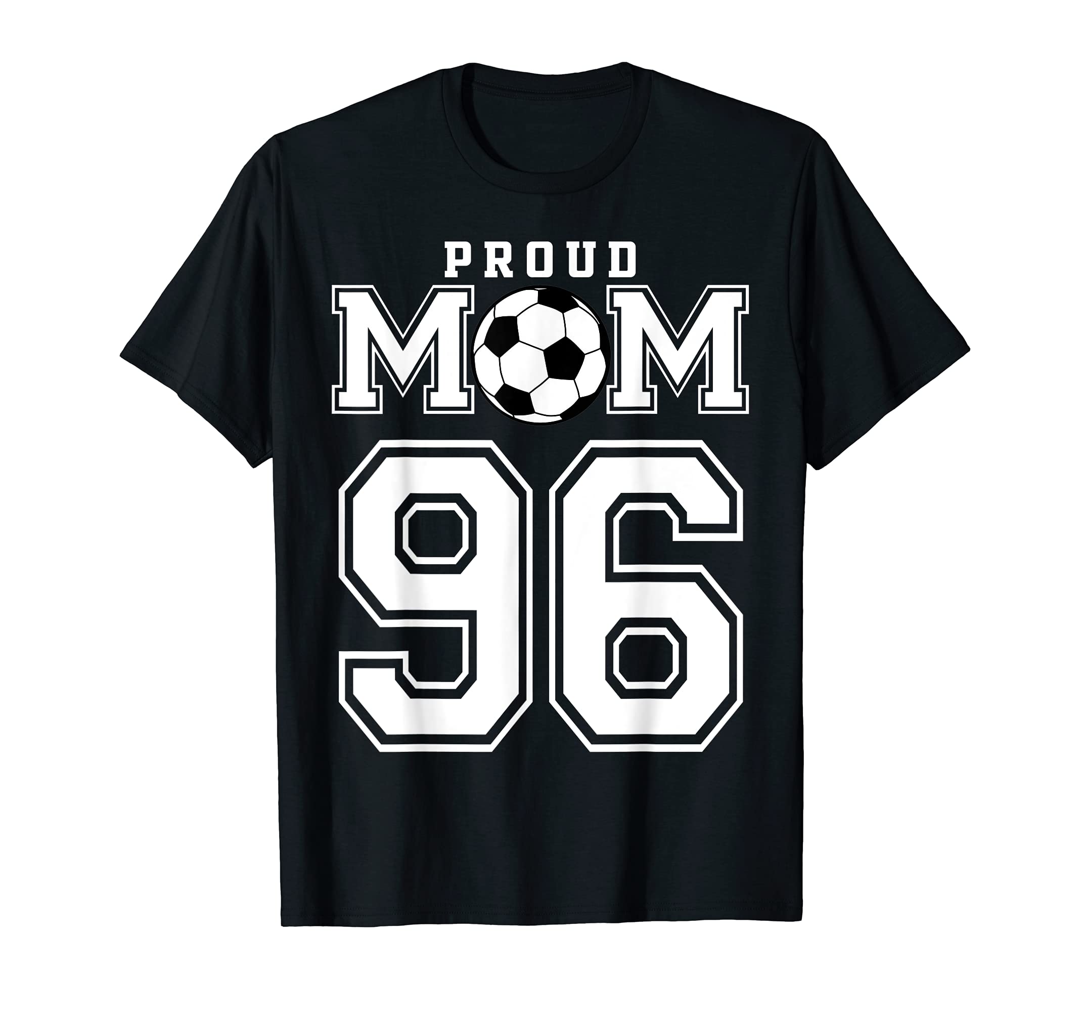 Number 96 Custom Proud Soccer T-Shirt - Casual Everyday Wear Men Women