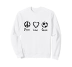 Soccer Motivation Soccer Fan Ball Sweatshirt - Minimalist Print Unisex
