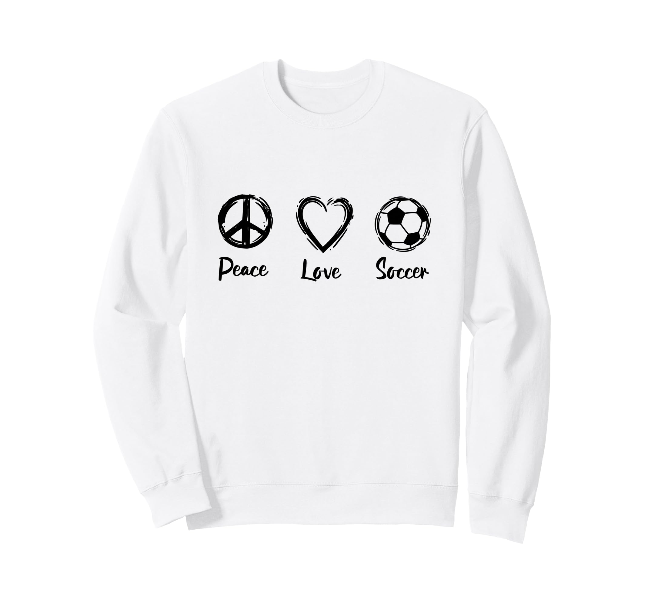 Soccer Motivation Soccer Fan Ball Sweatshirt - Minimalist Print Unisex