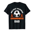 Ms Awareness Soccer Dad Multiple T-Shirt - Unique Graphic for Adults