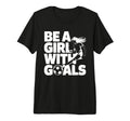 Be Goals Soccer Player Soccer Tri Blend T-Shirt - Minimalist Print Unisex