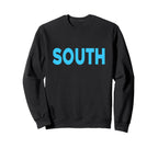 Blue South Team Colors Spirit Sweatshirt - Casual Everyday Wear Men Women