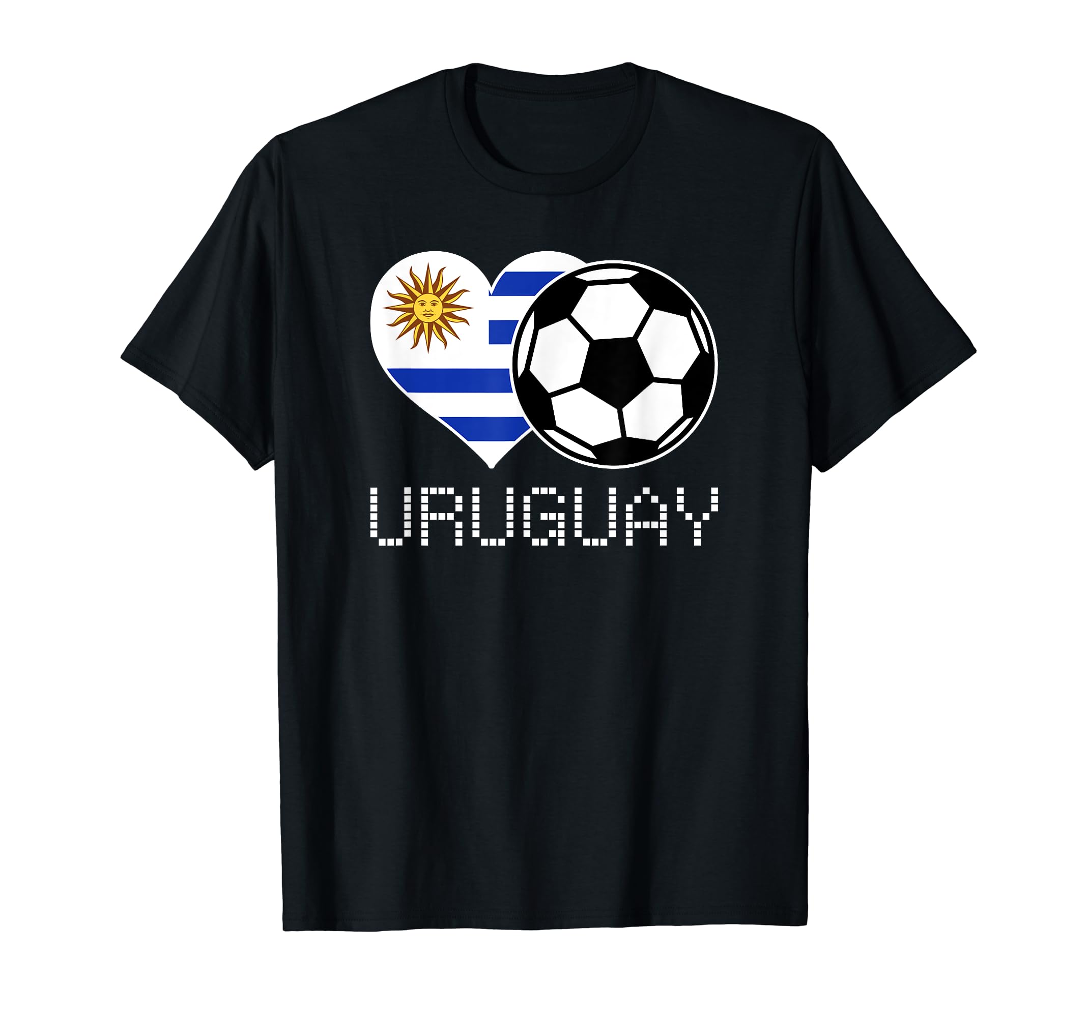 Uruguay Soccer Uruguayan Flag Love T-Shirt - Streetwear Style Men Women