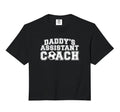 Daddys Assistant Coach Soccer Sweatshirt - Minimalist Print for Adults