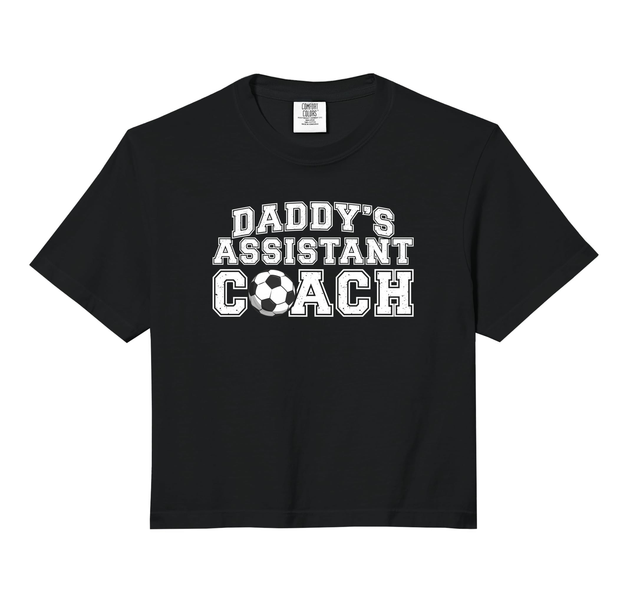 Daddys Assistant Coach Soccer Sweatshirt - Minimalist Print for Adults