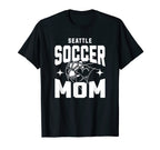 Seattle Soccer Mom Washington T-Shirt - Aesthetic Graphic Unisex