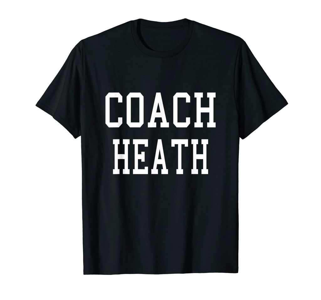 Coach Heath Custom Football Soccer T-Shirt - Trendy Graphic Men Women