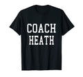 Coach Heath Custom Football Soccer T-Shirt - Trendy Graphic Men Women