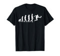 Human Evolution Ends Soccer Player Kick T-Shirt - Minimalist Print Unisex