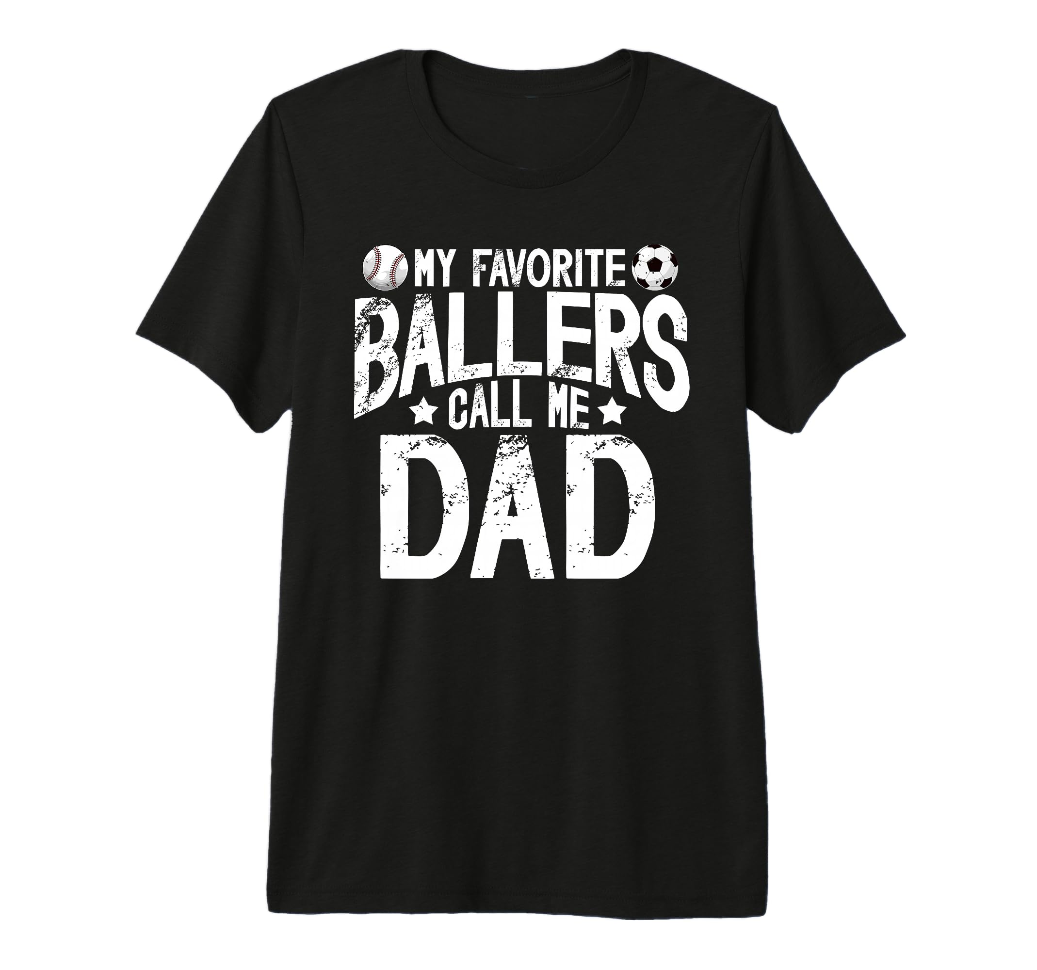 Mens My Favorite Ballers Call Me Dad T-Shirt - Streetwear Style Men Women
