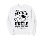 2027 Senior Soccer Uncle Proud Family Sweatshirt - Unique Graphic Unisex