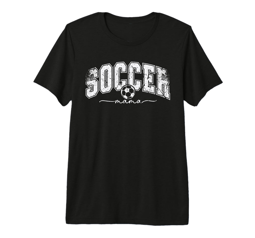 Soccer Mama Funny Sport Tri Blend T-Shirt - Novelty Apparel Unisex