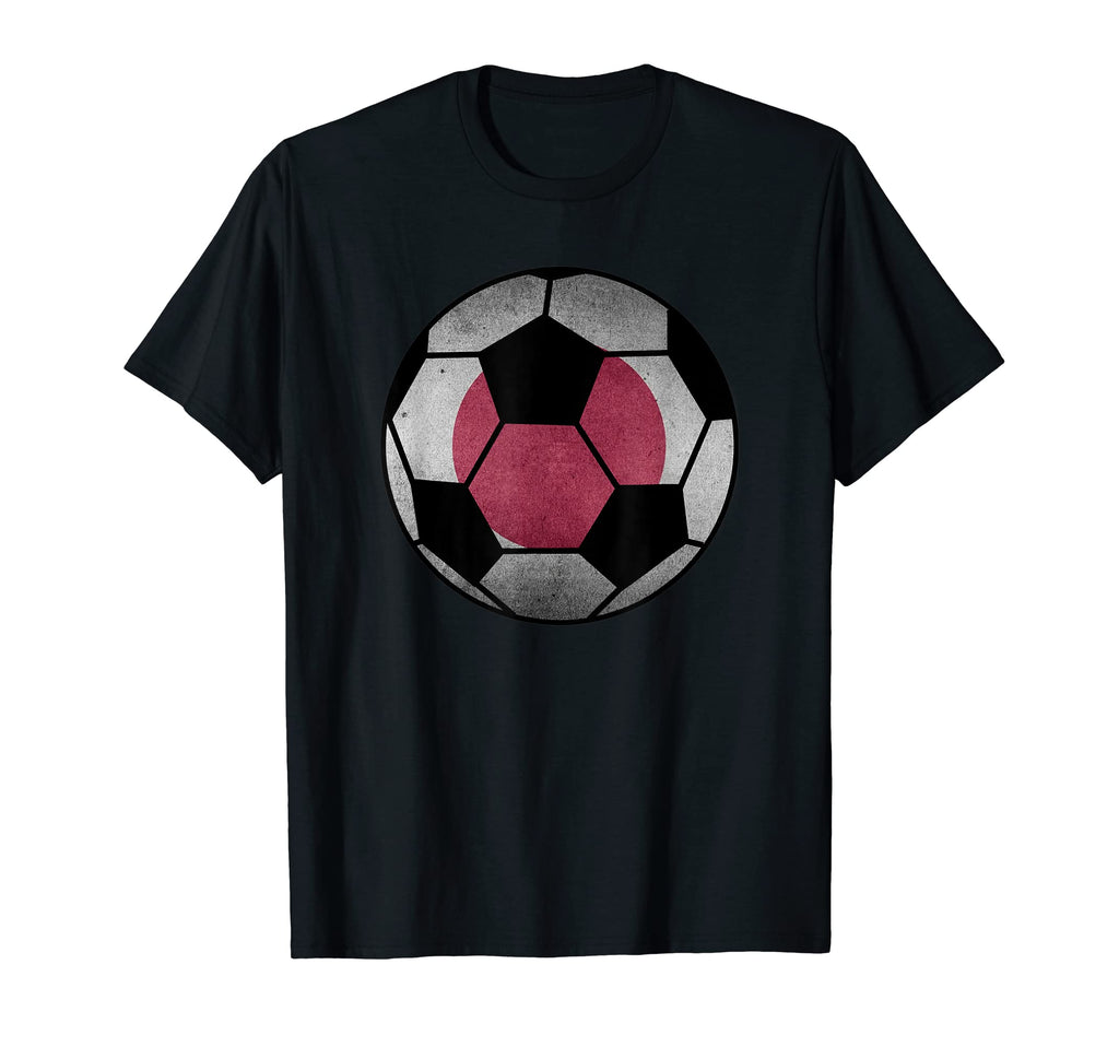 Japan Flag Soccer Ball Football T-Shirt - Streetwear Style for Adults