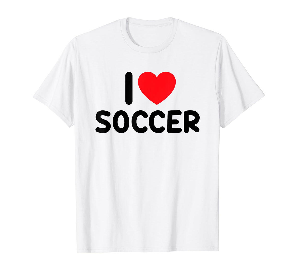 I Love Soccer T-Shirt - Aesthetic Graphic Men Women