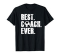 Soccer Coach Best Coach Ever Soccer T-Shirt - Unique Graphic for Adults