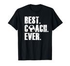 Soccer Coach Best Coach Ever Soccer T-Shirt - Unique Graphic for Adults