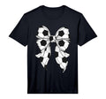 Soccer Coquette Bow Soccer Mama Mom T-Shirt - Minimalist Print for Adults