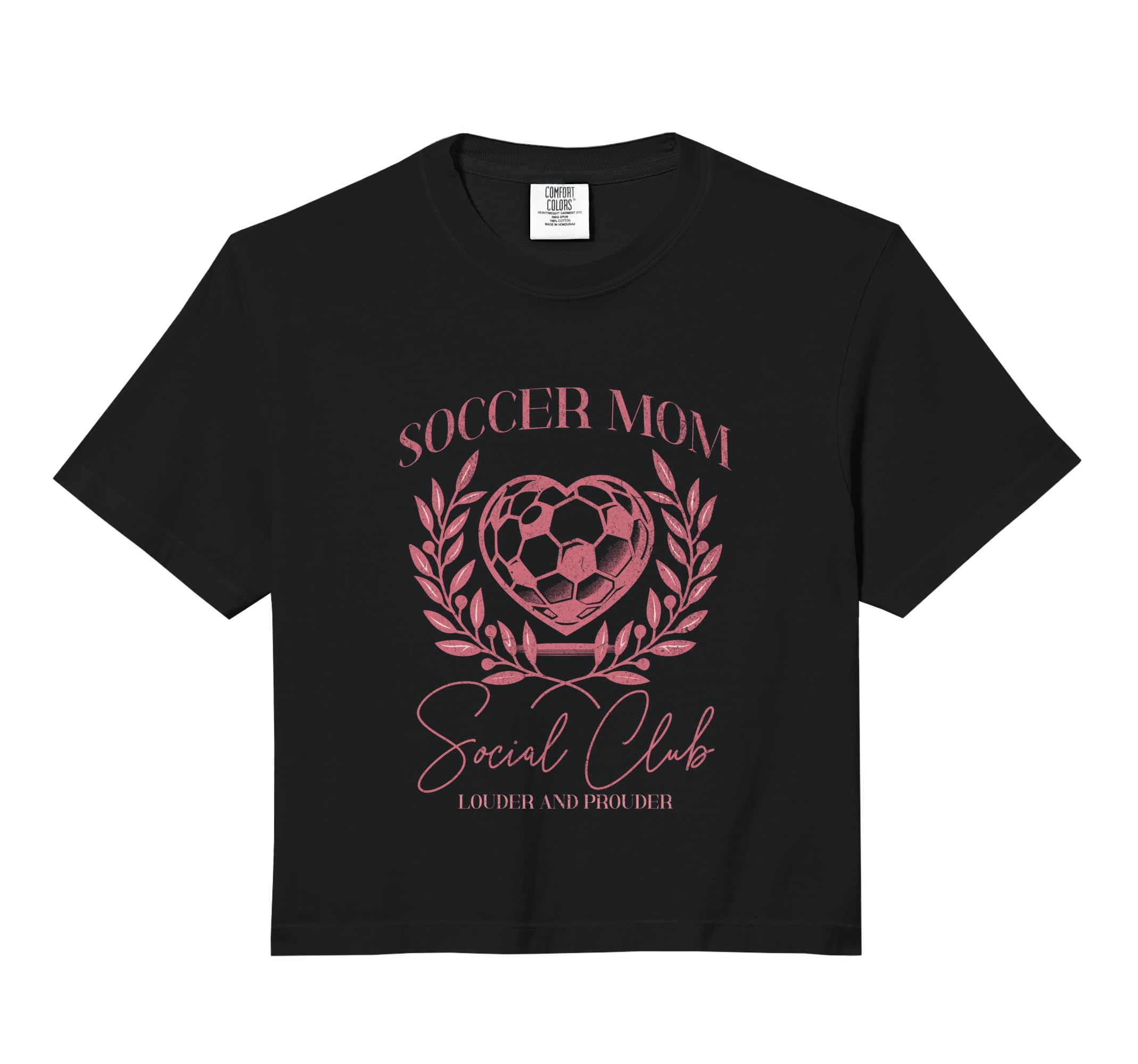Soccer Mom Social Club Heart Sideline T-Shirt - Minimalist Print Unisex