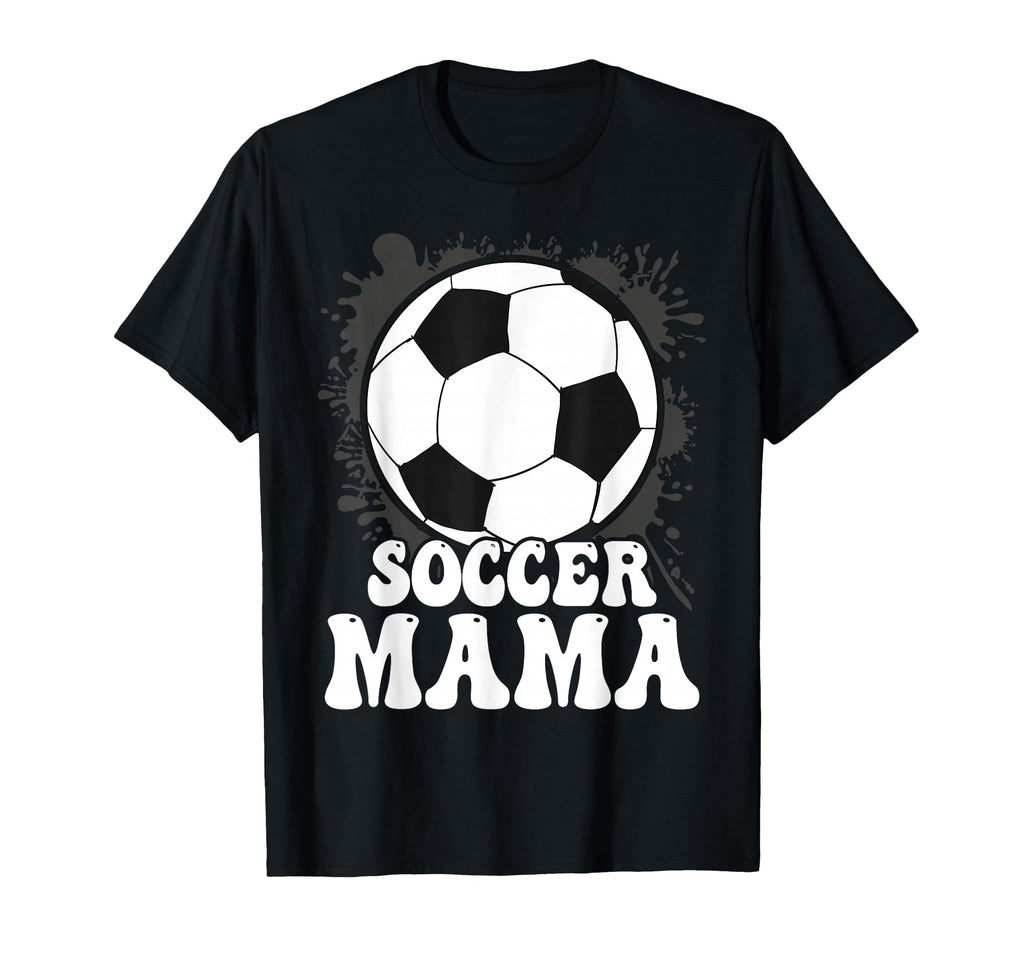 Soccer Mama Groovy Soccer Mom Mothers T-Shirt - Streetwear Style Men Women