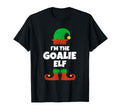 Im Goalie Elf Family Pajama Hockey T-Shirt - Minimalist Print for Adults