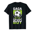 Gaga Birthday Soccer Player Bday Team T-Shirt - Graphic Print Men Women