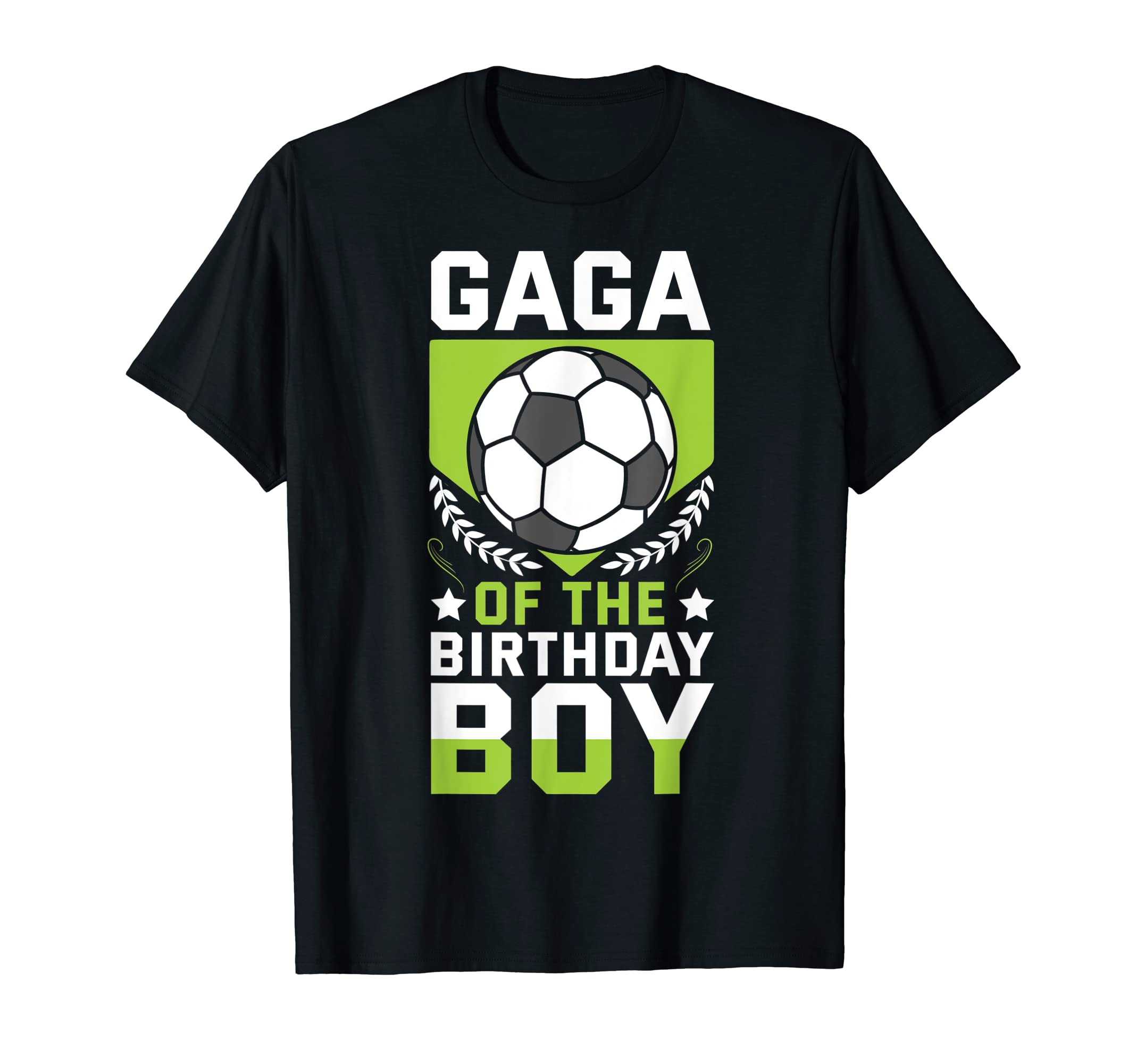 Gaga Birthday Soccer Player Bday Team T-Shirt - Graphic Print Men Women