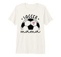Soccer Mama Heart Ball Game Day T-Shirt - Novelty Apparel Men Women