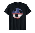 Soccer Ball Usa American Flag T-Shirt - Novelty Apparel Men Women