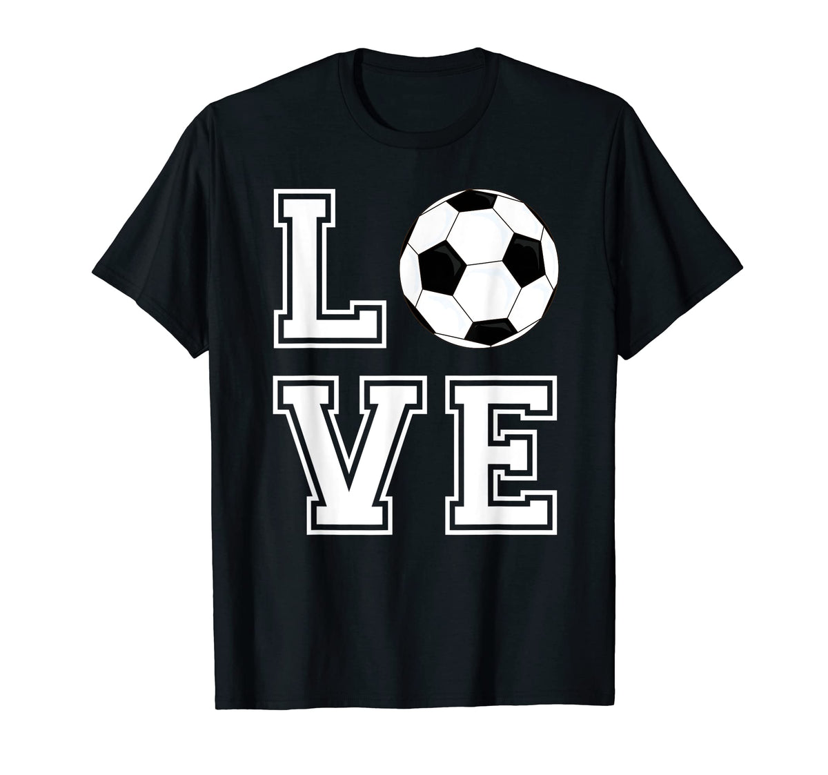 Love Soccer Playing Soccer Lover T-Shirt - Minimalist Print Men Women