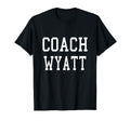 Coach Wyatt Custom Football T-Shirt - Casual Everyday Wear for Adults