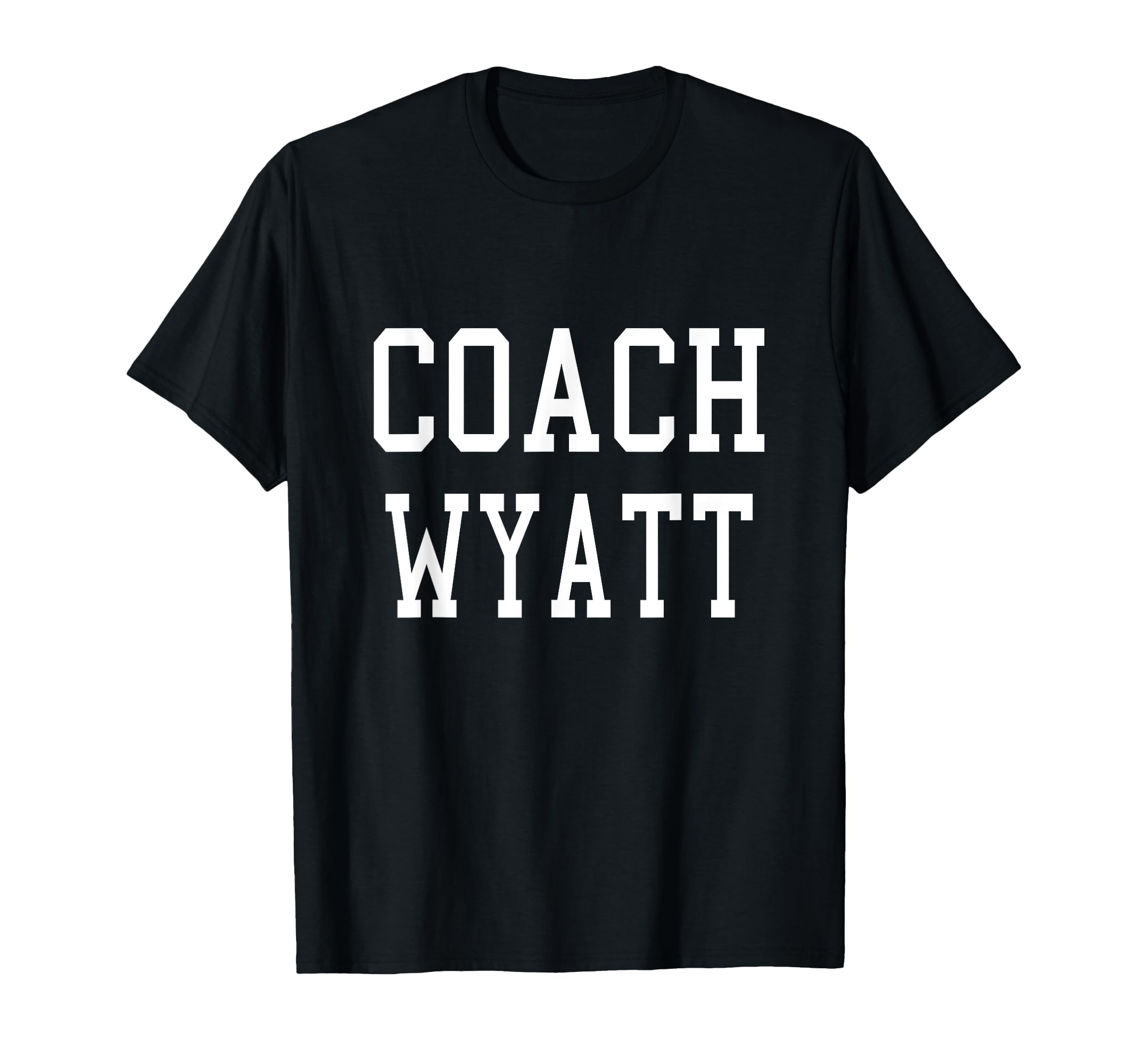 Coach Wyatt Custom Football T-Shirt - Casual Everyday Wear for Adults