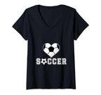 Love Soccer Heart Ball Play Sweatshirt - Fun Novelty Design for Adults
