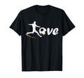 Soccer Love Goalie Distressed T-Shirt - Novelty Apparel for Adults